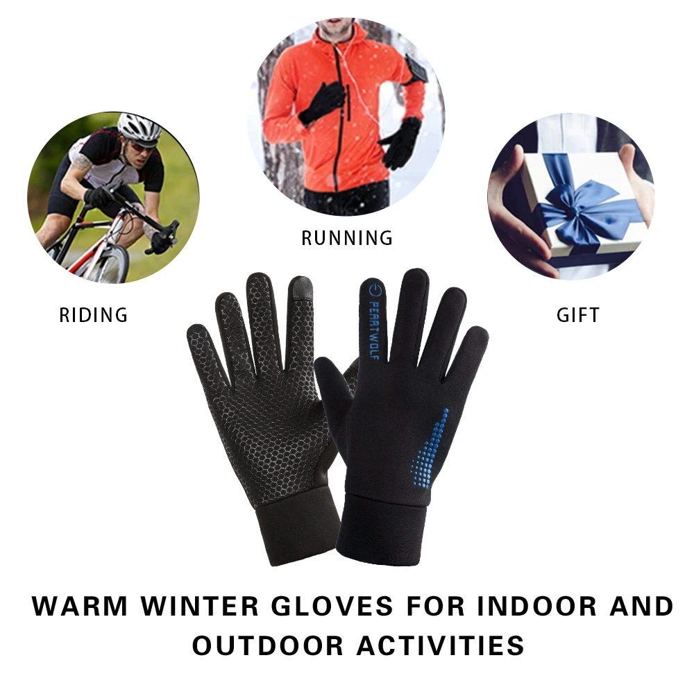 Comfortable winter warm gloves touch screen gloves lightweight sports gloves for men and women