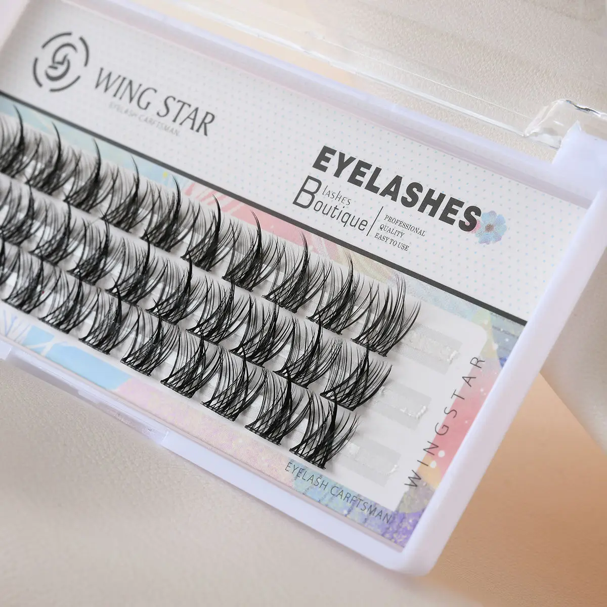 Latest Cluster Eyelashes Three-Step Easy-to-Apply Lashes Fan Lash Clusters Single Cluster Eyelashes From Eyelash Factory