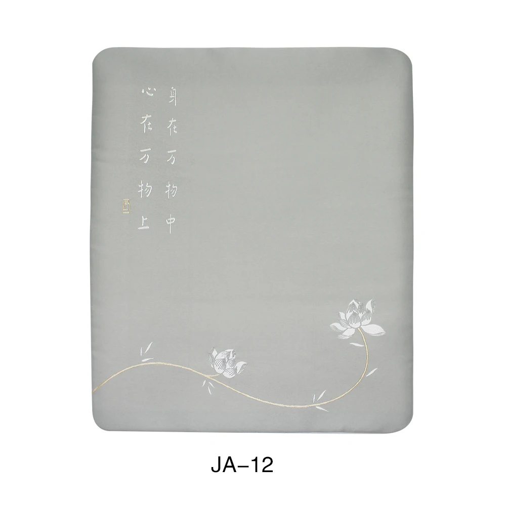 Chinese words embroidery Mouse Pads Small Gaming Mouse pads Nonslip Rubber Mat Company Desk Pad Design For Gift Cute Rugs