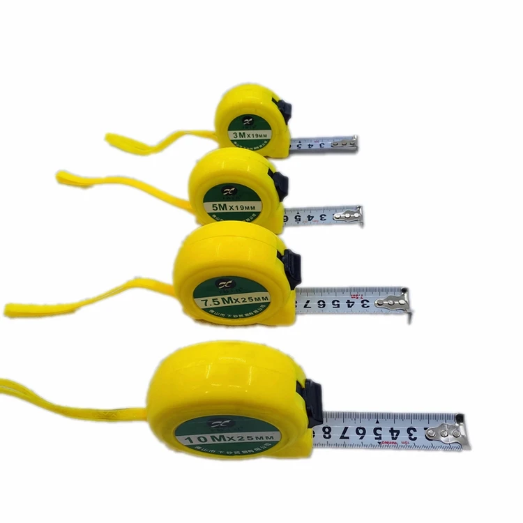 Good price of Soft Surface Wear Resistant Ruler Belt Retractable Yellow Color Tape Measure