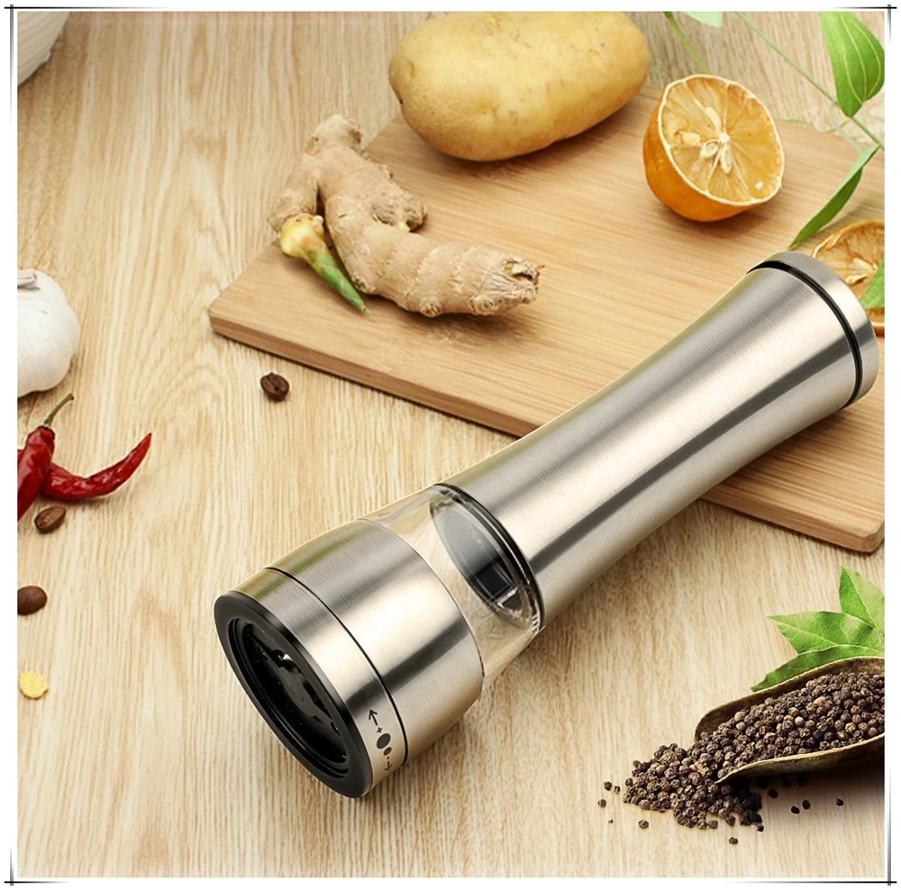 amazon hot sale  manual salt and pepper grinder  / stainless steel salt and pepper grinder set