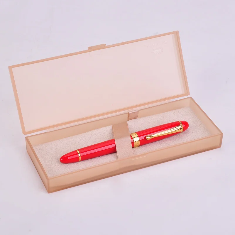 Jinhao 450 Stationery business gift Customized logo Luxury Fountain pen gold trim Executive Calligraphy Pen
