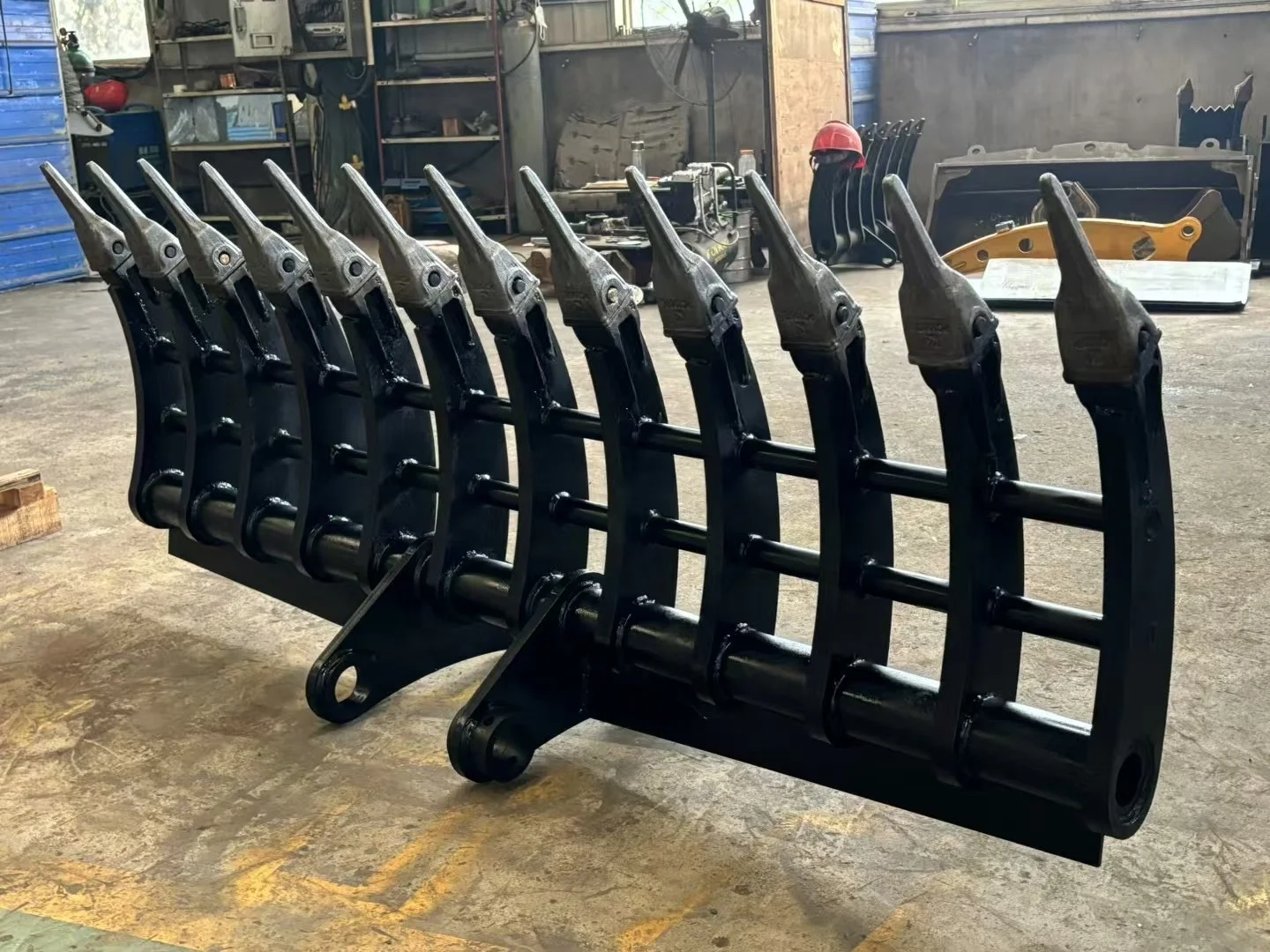 Longer Service Life Products Root Rake with 800mm for Backhoe Excavator Root Rake for Farm Use