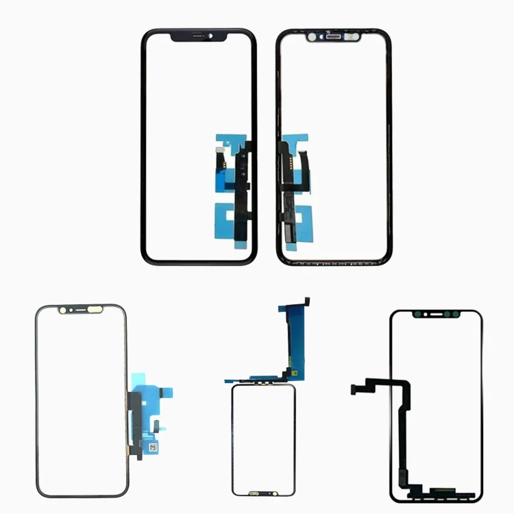 Wholesale Front Panel For Apple iPhone 5S 6 6S 7 8 Plus XR XS 11 Pro Max 12,For iPhone X Touch Glass Screen Digitizer