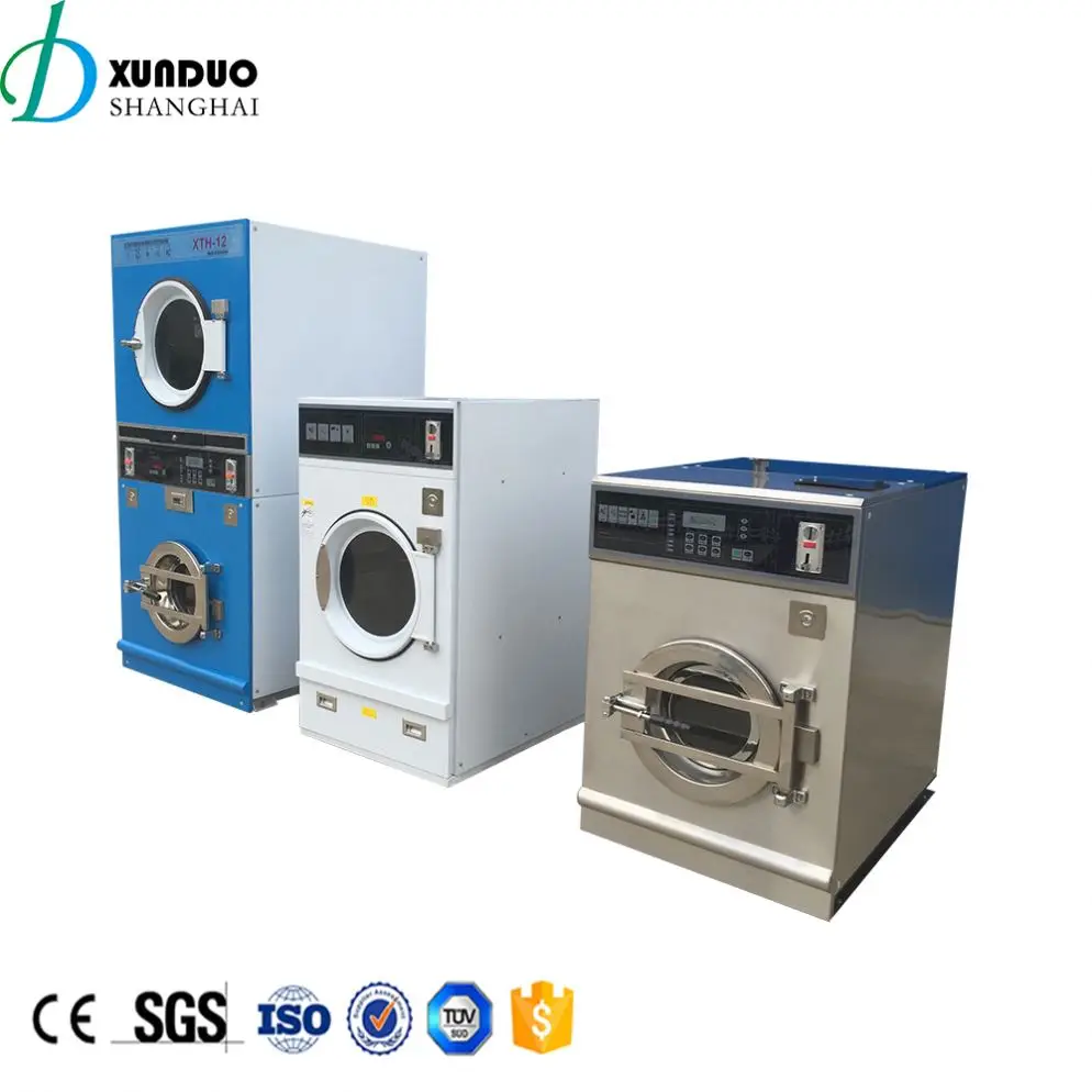 20kg electric heating coin operated washing machine