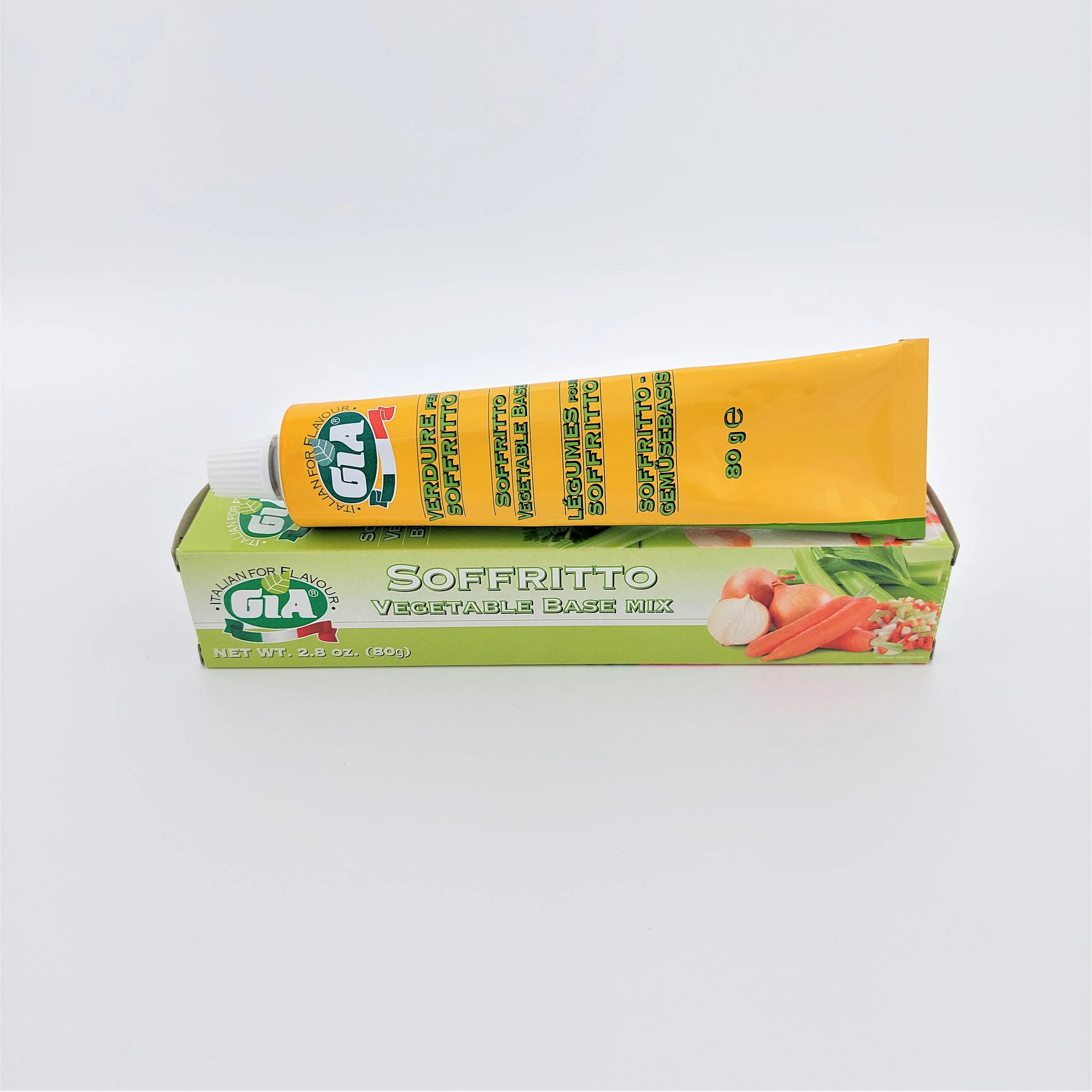 Top quality italian SOFFRITTO VEGETABLE BASE MIX 80 g in tube GIA