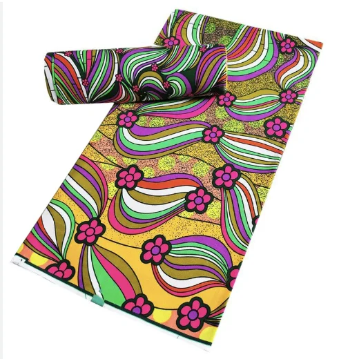 100% high quality bali batik wax print style cotton or polyester ankara and kitenge fabric