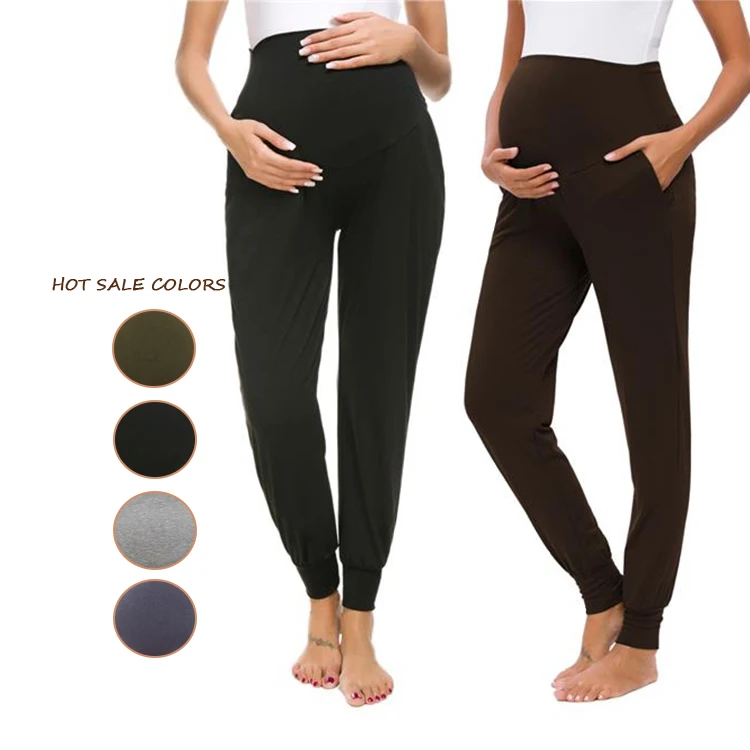 Wholesale Price Customized Pattern Casual Pregnant Maternity Pants