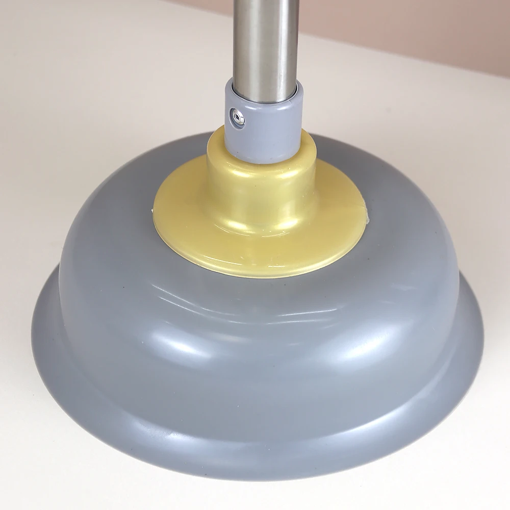 high pressure Aluminum toilet sink plunger household toilet brush plunger stainless long hand rubber head toilet water plunger