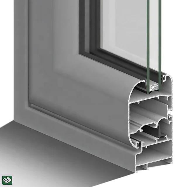 extruded customized aluminum profile  window and door frame with cnc machining