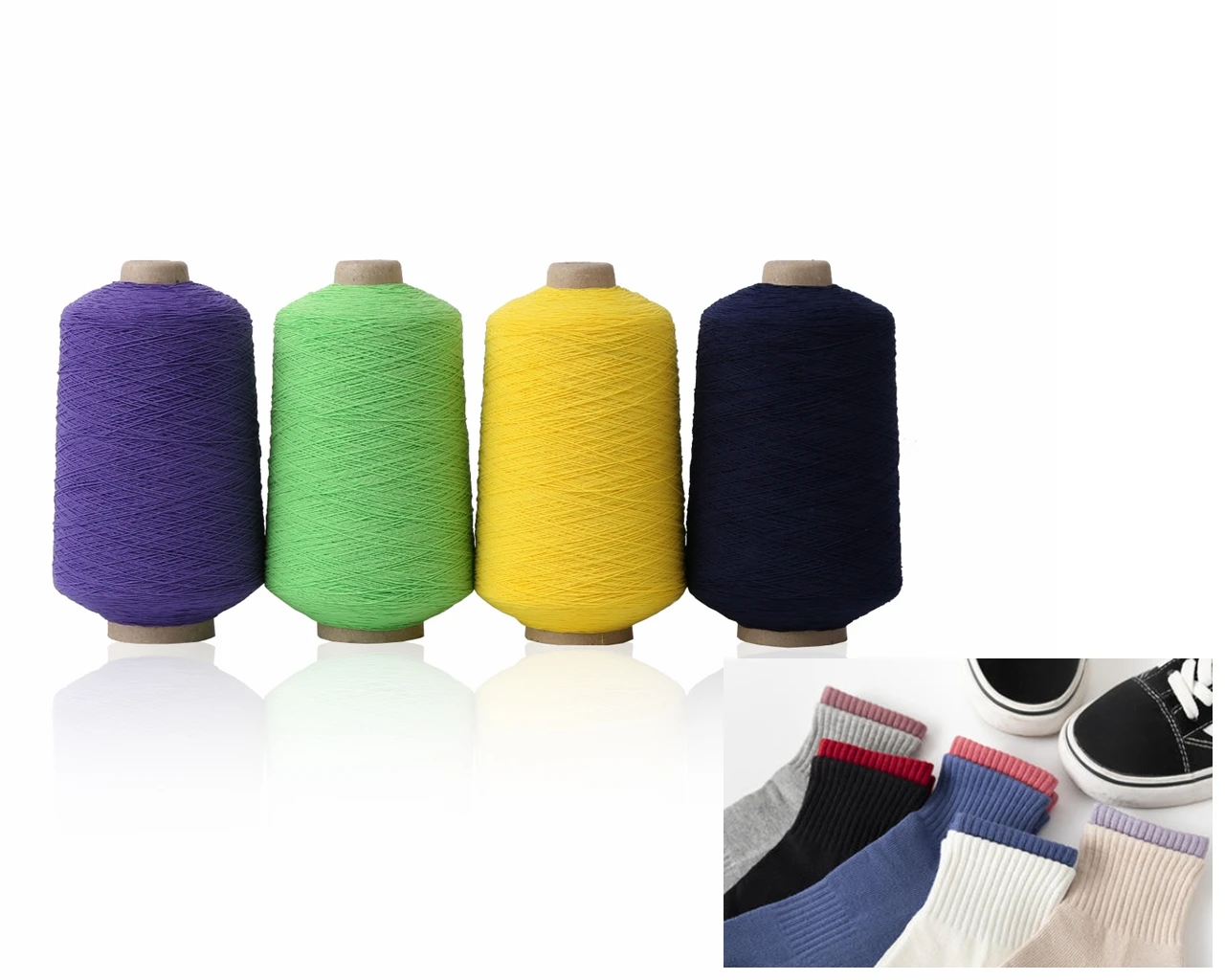 110#7070 High Elastic Nylon and Latex Thread High Quality Rubber Yarn for Sewing and Crafting