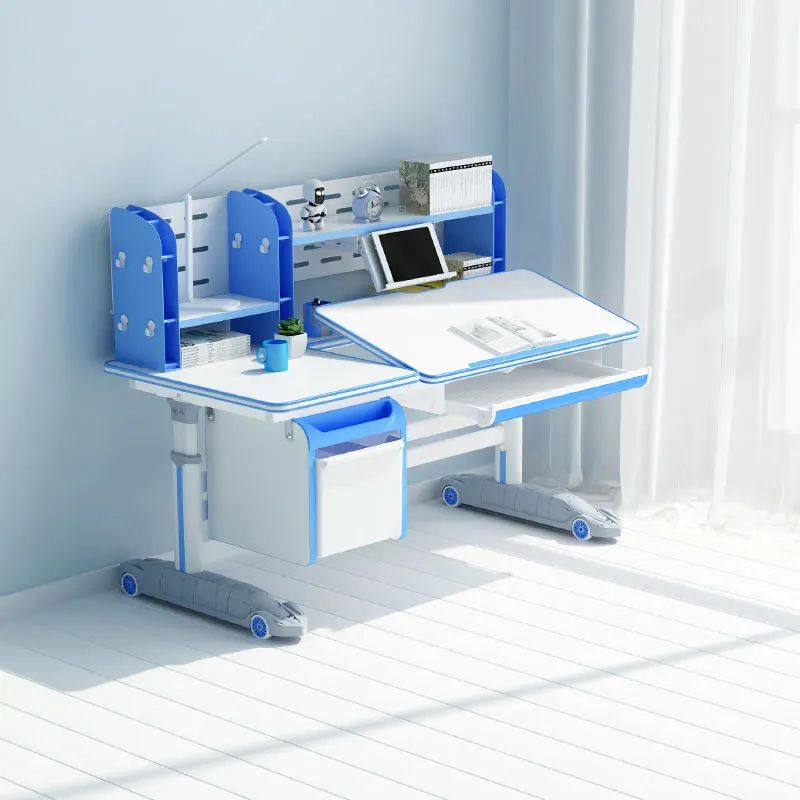 
Height adjustable study table desk, designs for children kids home furniture 