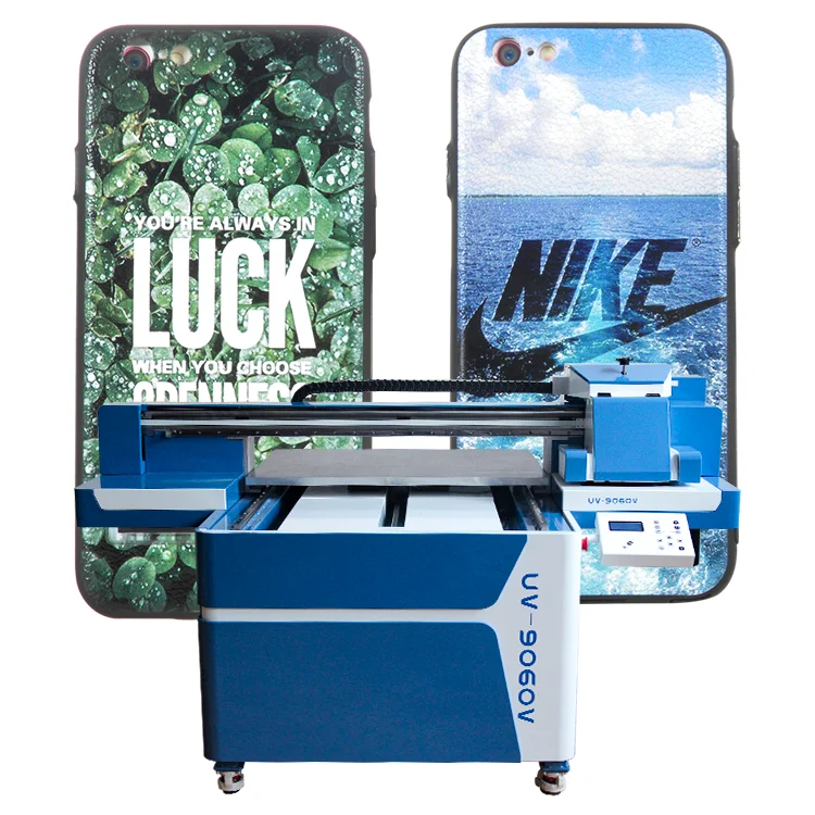 Custom Plotter CNC Glass Flatbed Varnish Inkjet Printer Laser Machine 900*600mm Acrylic Print and Cut for Customised Phone Case
