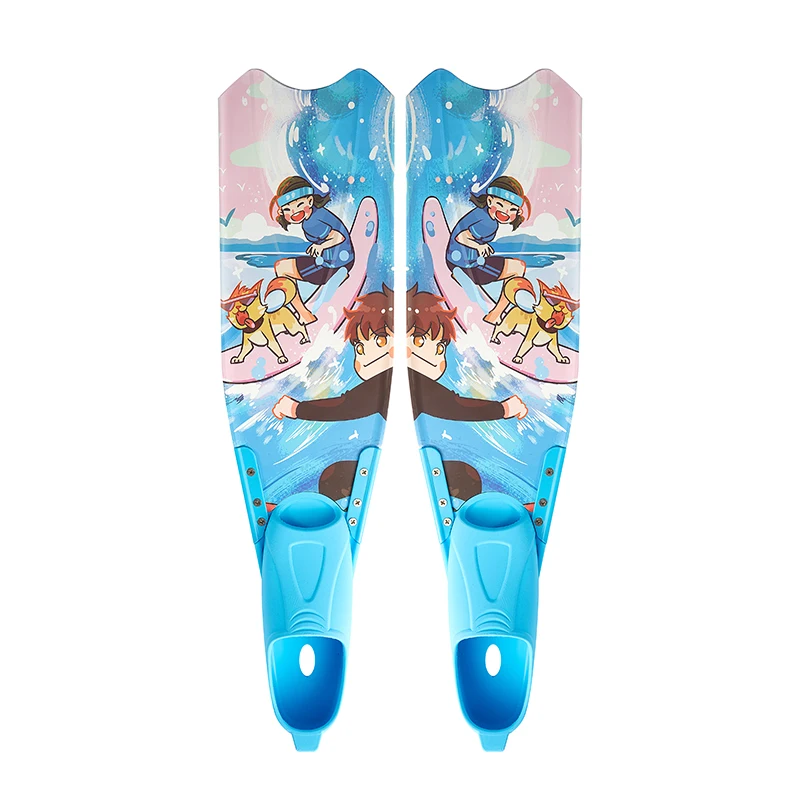 Модные Силиконовые плавники для подводного плавания со съемными плавниками