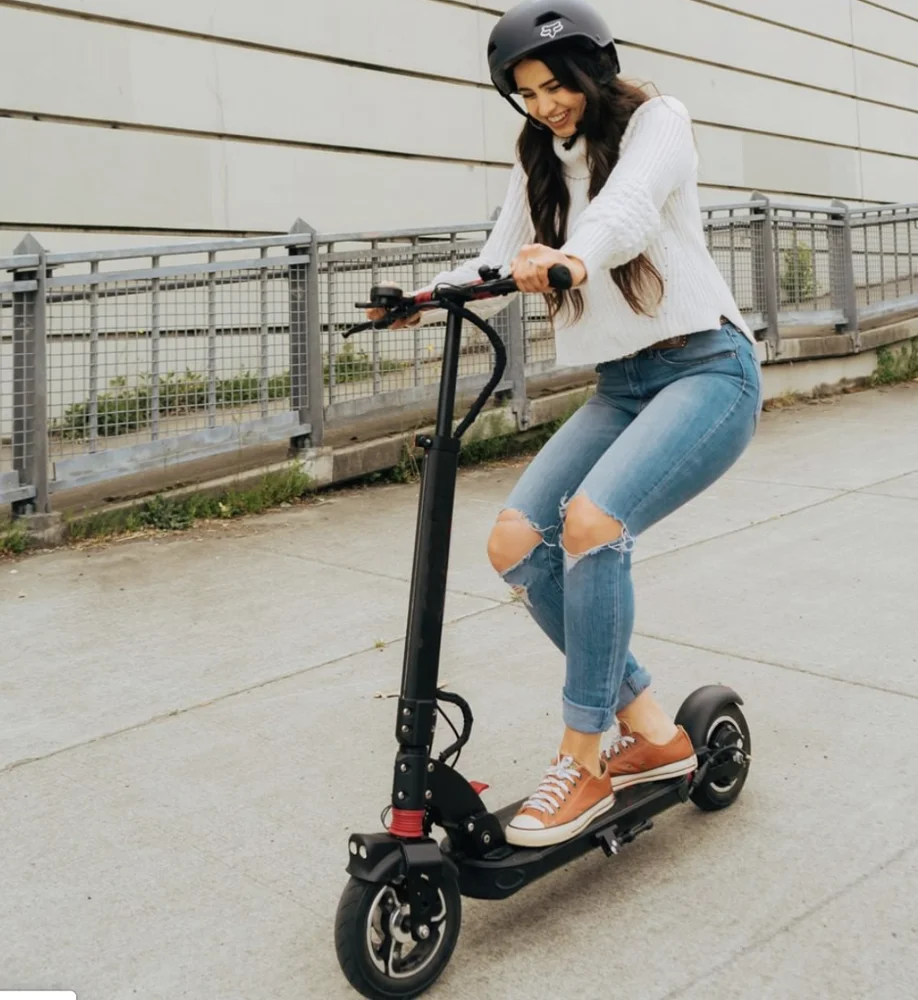 
T9 model factory price powerful 2 wheel best standing 500W 48V electric scooter for adults on sale 