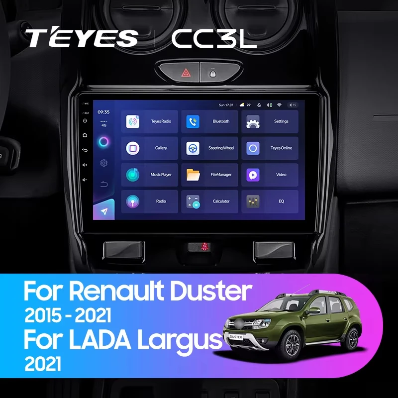 TEYES CC3L WIFI For Renault Duster 2015 - 2021 For LADA Largus 2021 Car Radio Video Player Navigation stereo No 2din 2 din dvd