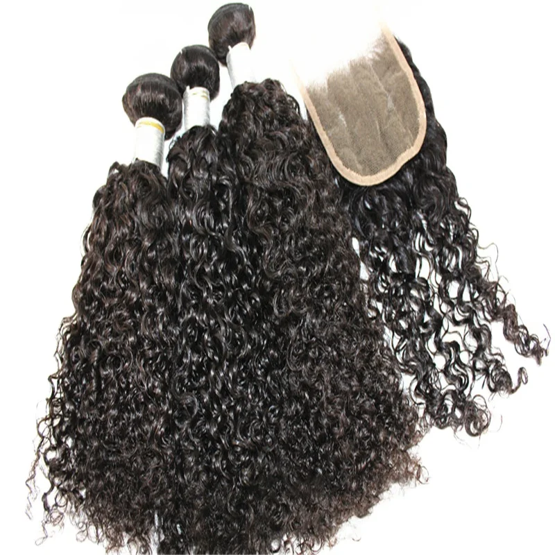 The Best Selling Factory price  Deep Curly Bundles For Virgin Human Remy Hair For Black Women