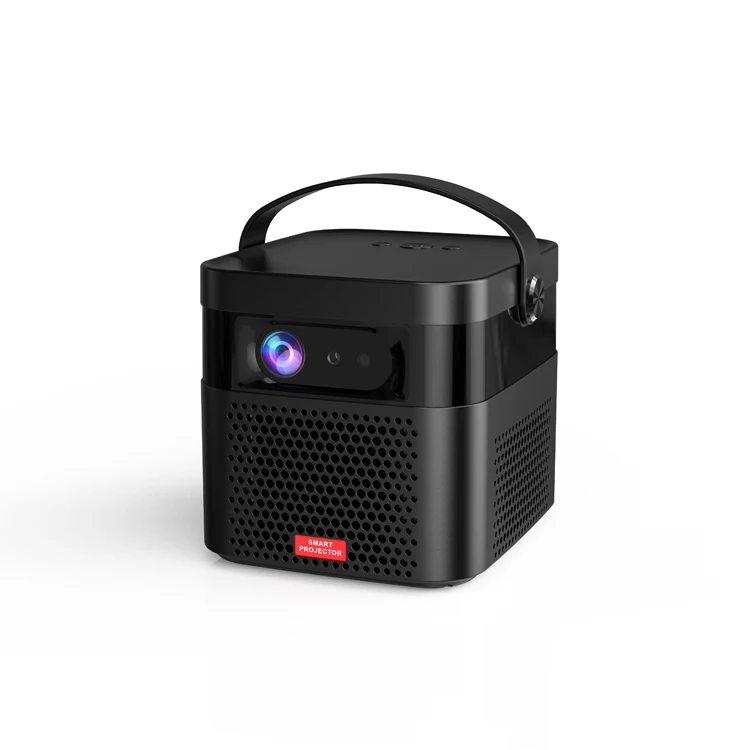 New K5 outdoor mini DLP projector 300 ANSI lumens 960*540P 2GB 32GB android 9.0 3D 4K projector HIFI Stereo movie player