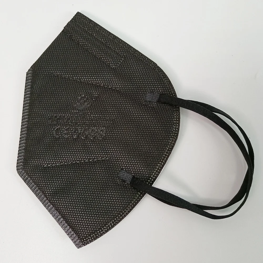 High quality black CE logo 3d ffp2 nr face masks ffp2-mask en149 europe stock