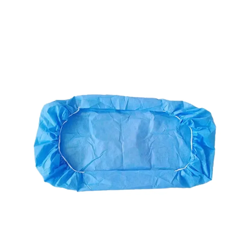 Clinics Medical Hospital Non-Woven disposable SMS Stretcher Cover elastic sheets for ambulance, Made in Vietnam