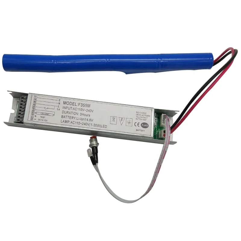 Total Power Factory Self-test Li-ion Battery 14.8V/2.2Ah Rechargeable Pack Operation Conversion Led Emergency Kit