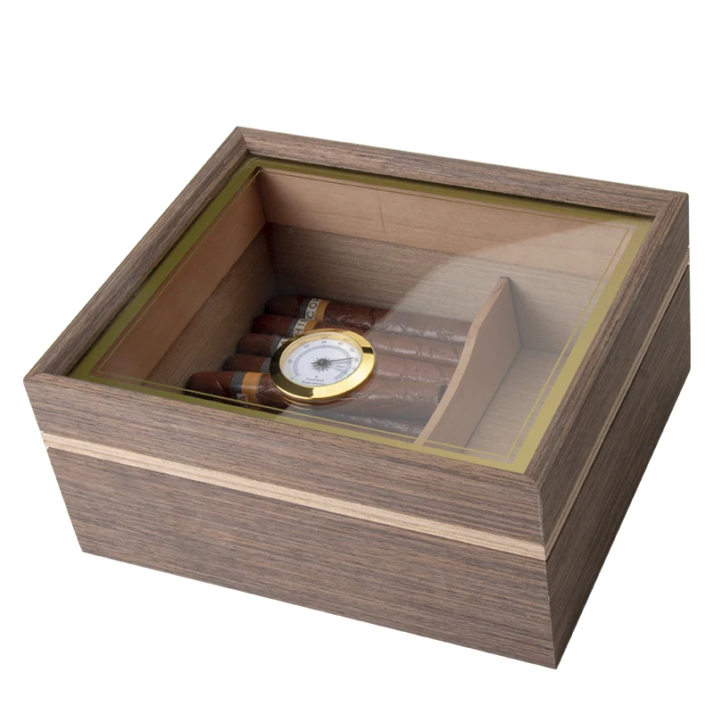 Luxury Walnut Cigar Storage Box Cedar wood Cigar Preserve Case