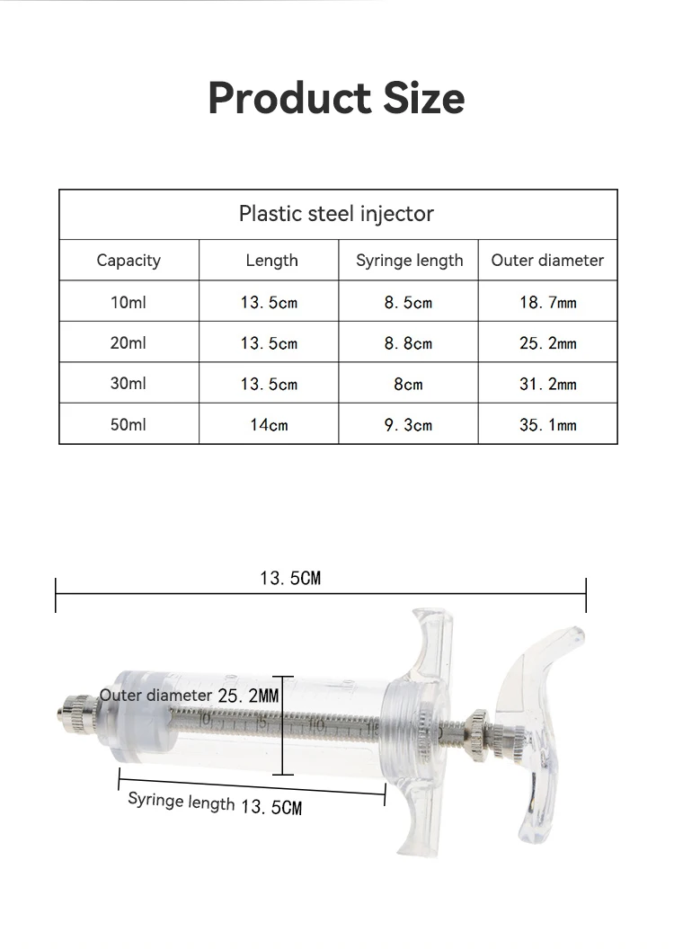 Hot Sale Quality Animal Veterinary Dose Syringe Continuous Automatic Veterinary Syringe