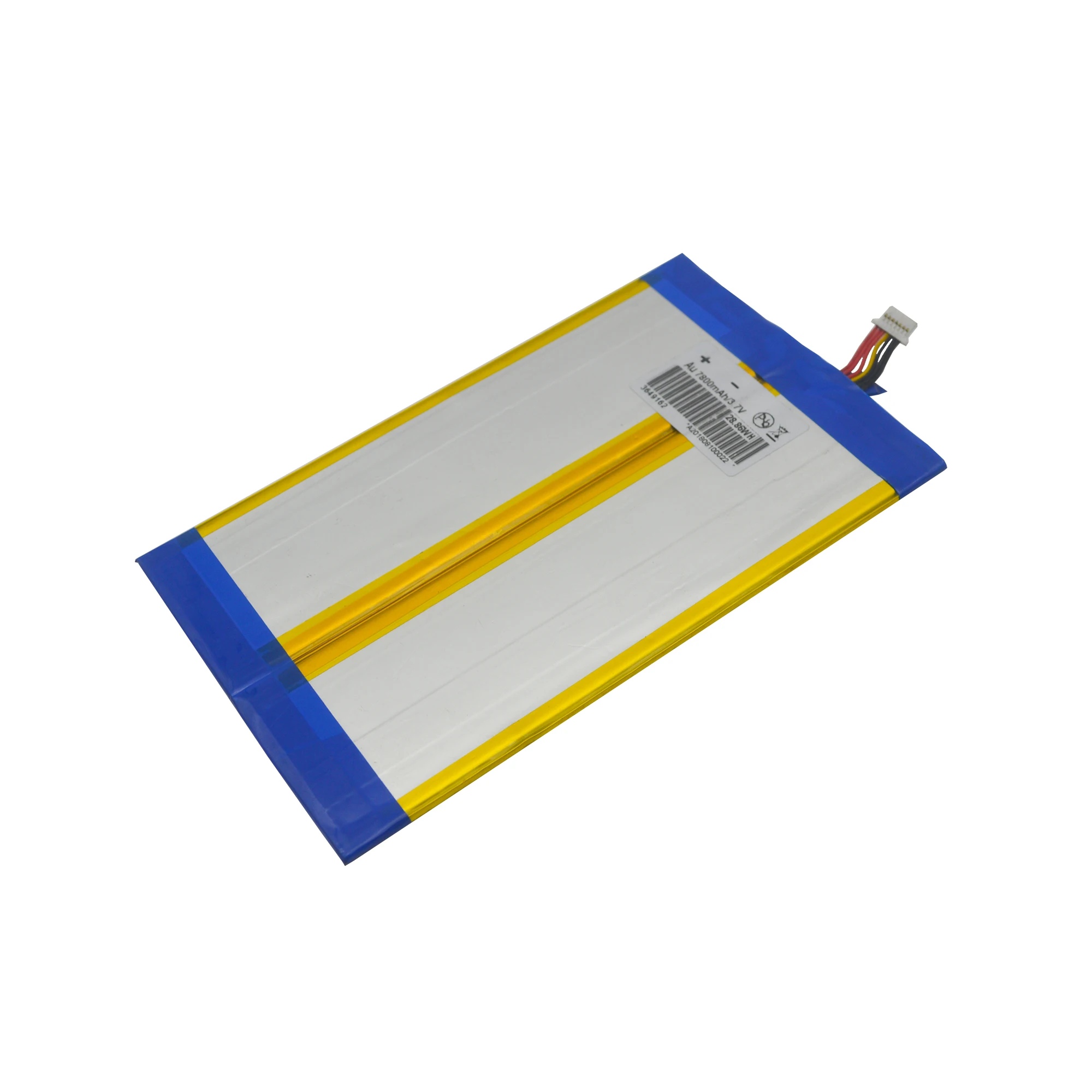 China Suppliers Rechargeable Ultra Thin Lithium Polymer Cell 3.7V 7800mAh Lipo Battery OEM Customized Tablet PC