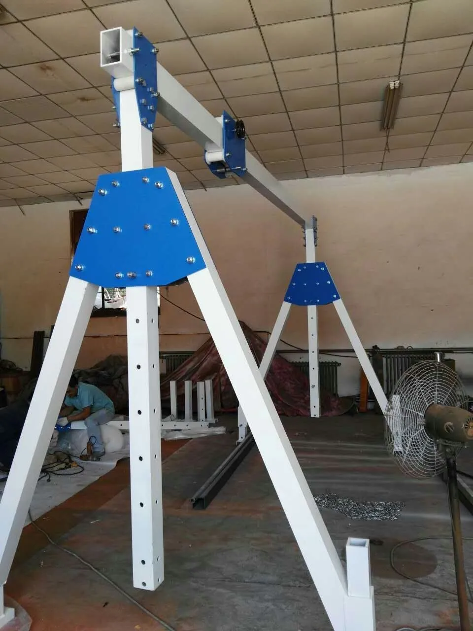 Small Folding Mini Gantry Crane Single Girder