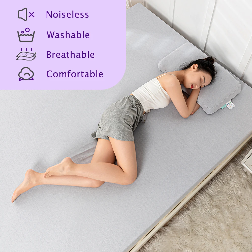 Лидер продаж Amazon, высококачественный матрас для детской кроватки с эффектом памяти, силиконовый дышащий матрас для детской кроватки