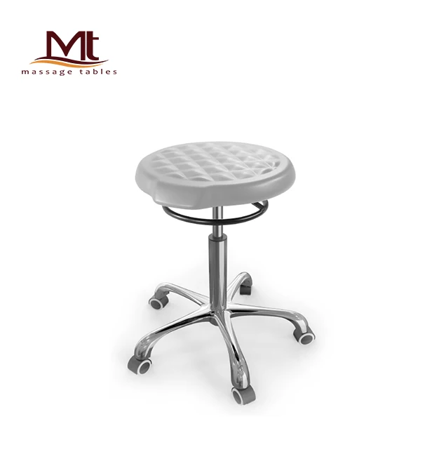 MT new design ergonomic chair massage stool with backrest barber saddle stool