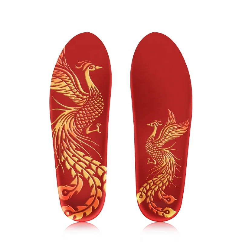 . Full Length Orthotic Shoe Insoles Inserts Flat Feet Cushion Odm Custom Printing Design  Cork Insoles For Shoes