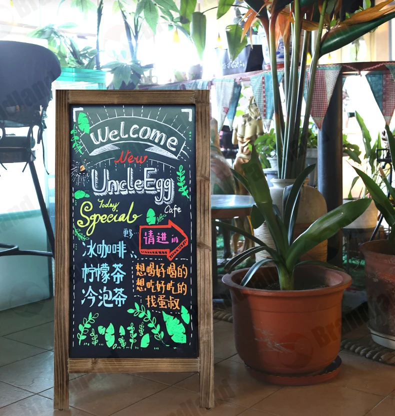 Custom Size Double-sided Magnetic A-type bracket board can be moved home  drawing board handwritten