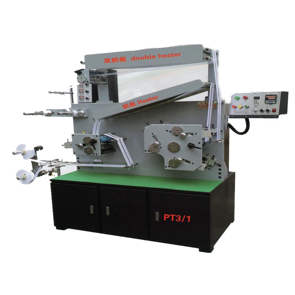 HLSB-PT3/1 Double side woven label flexo printing machine