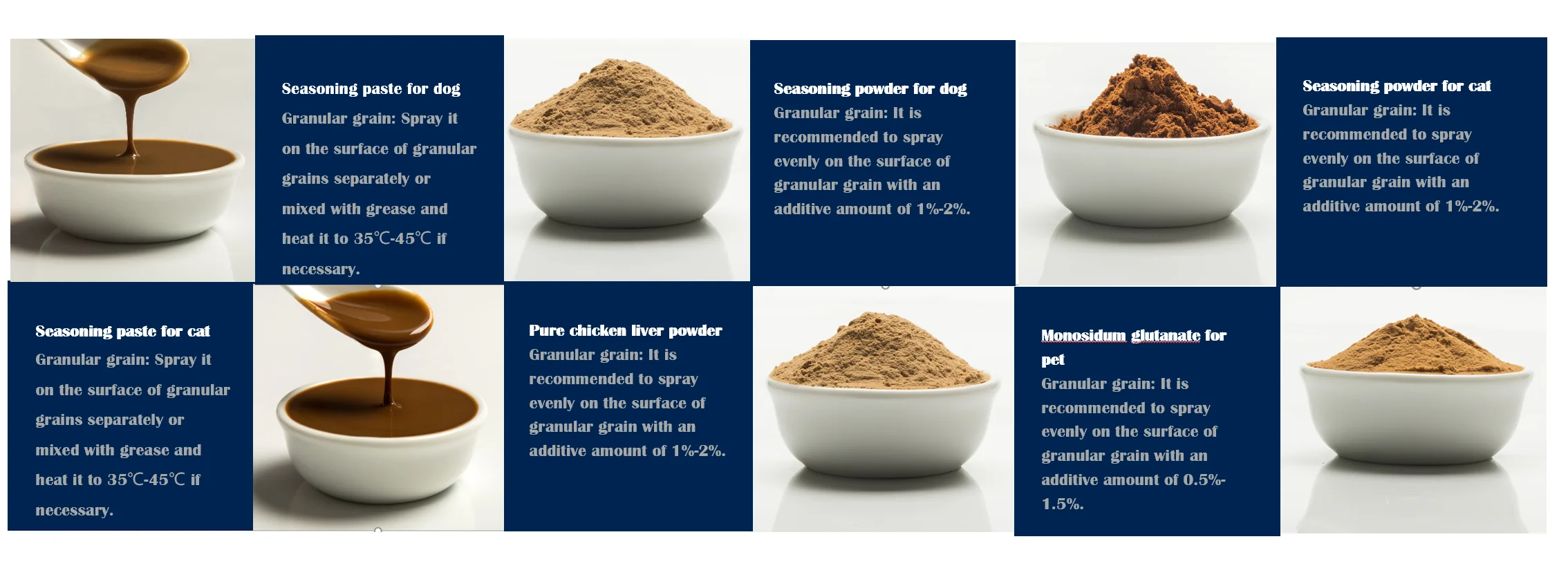 Pet Food Flavoring Agents Seasoning for Pet Wholesale Dog Food Seasonings for Dog Food Topper