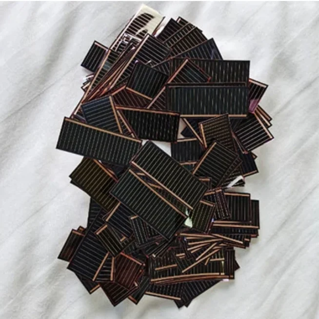 20*50mm Solar Space Flexible Single Gallium Arsenide Junction GaAs Solar Cell