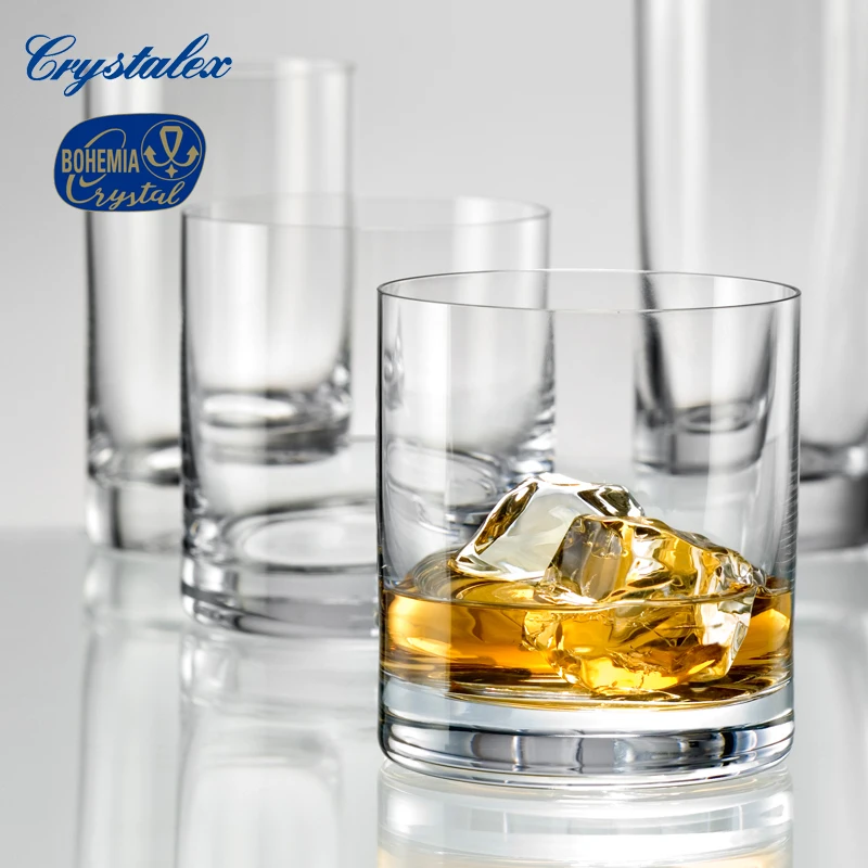 
Wholesale Tea Cylindrical Water Glass Wine Crystal Water Tumblers Glass Bottle Water 