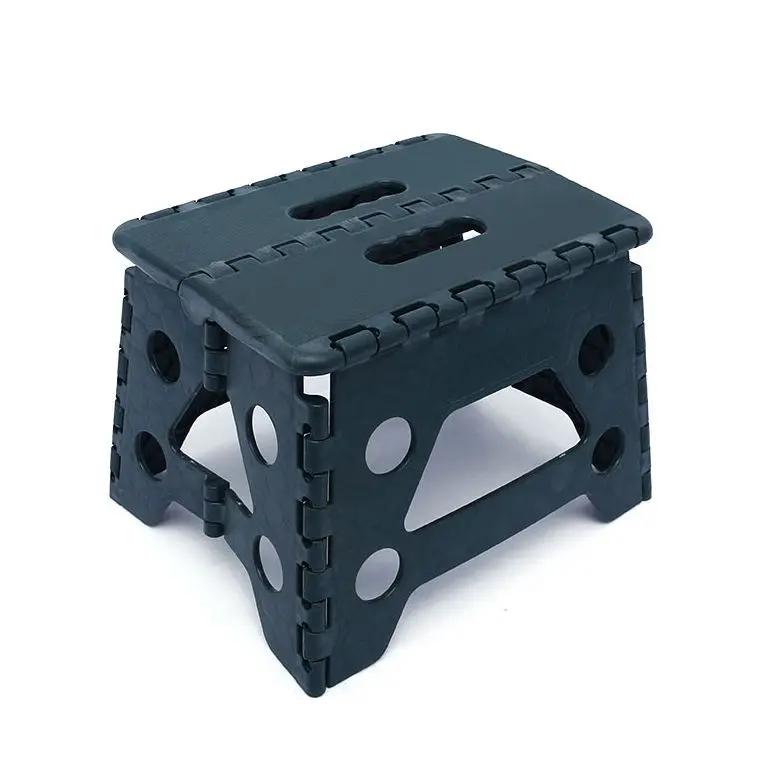 Outdoor Mini Plastic Folding Stool Environmentally Friendly Polypropylene Stool Army Green Folding Stool