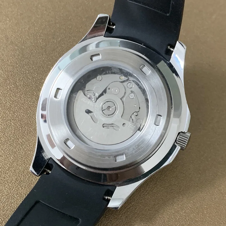 2024 New improved Japan Seiko NH35 Movement  silicone strap Mechanical Watches for men