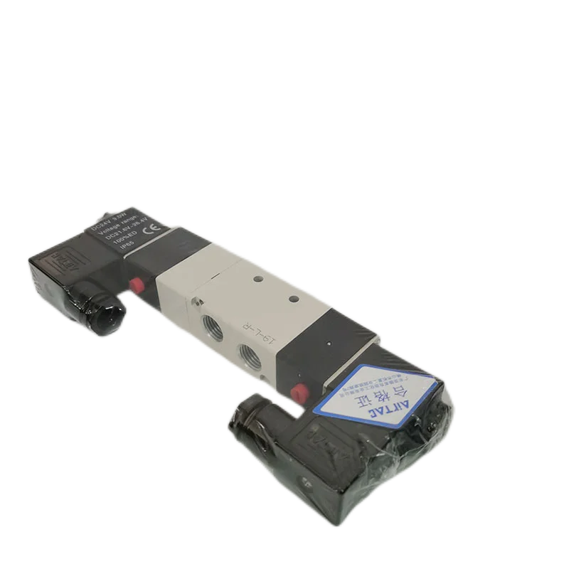 Соленоидный клапан AIRTAC 4V230-08 пневматический 220 В двухпозиционный пятинаправленный цилиндр катушки