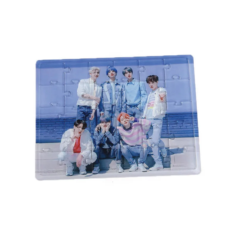  30 шт./компл. Bangtan Boys пазл можно наклеить акриловая фоторамка Kpop boy group JK V Jimin