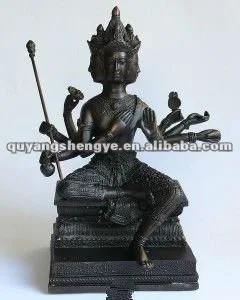 Shengye Sculpture Dojasenba Statue The Vajrayana Buddha statue of Tibetan Buddhism Purifies the bronze Buddha statue of India