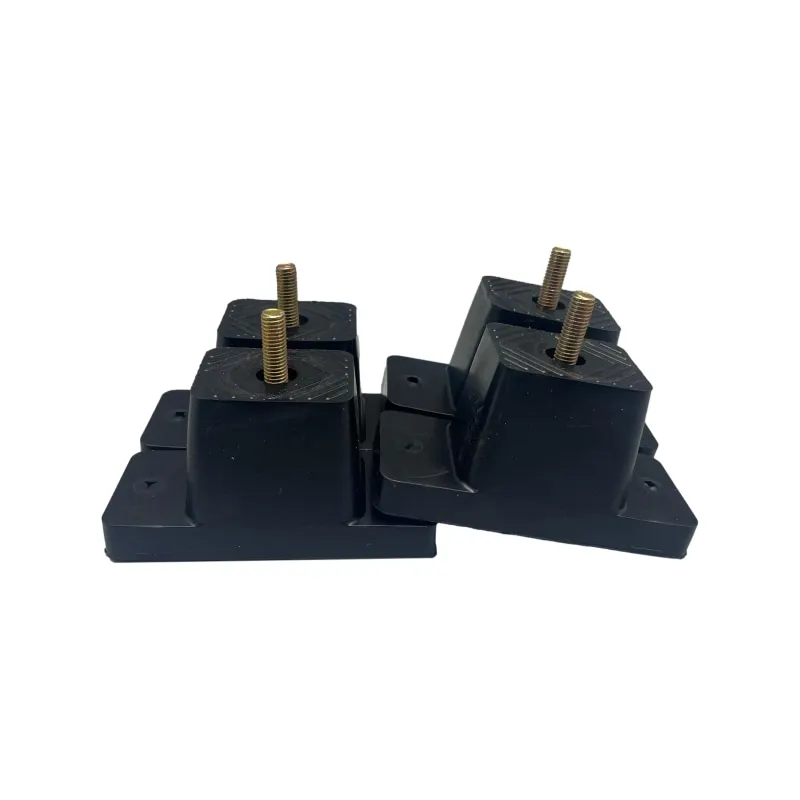 Air conditioning shock pad Thickened anti-noise and anti-slip outdoor unit support foot pad box