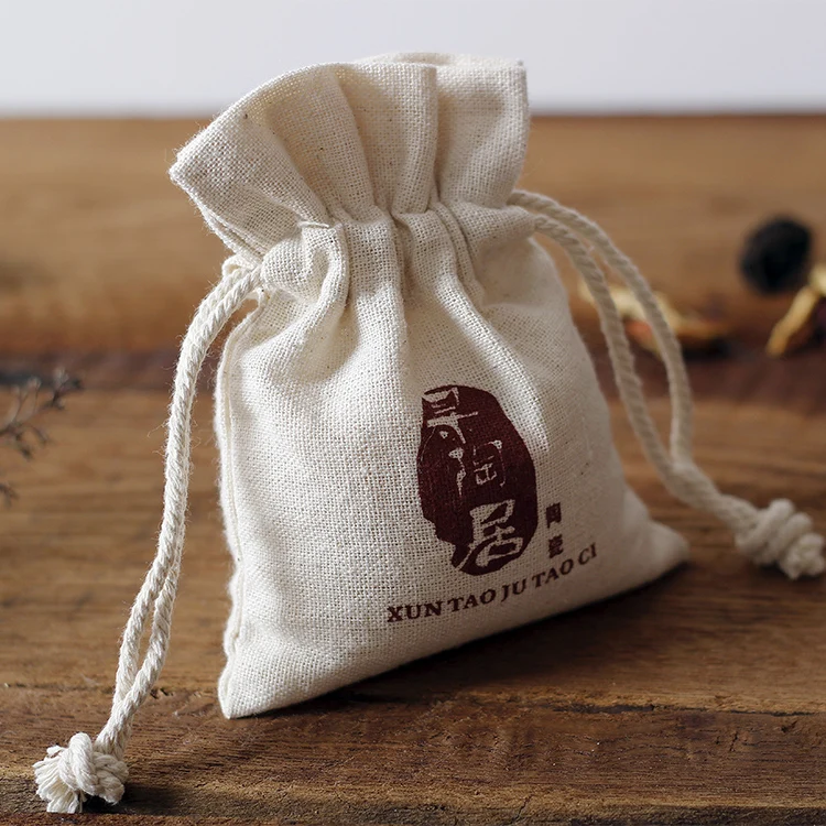 Cotton Drawstring Hangover Kit Bag Wedding Party Event Favors Hangover Kit Gift Bag