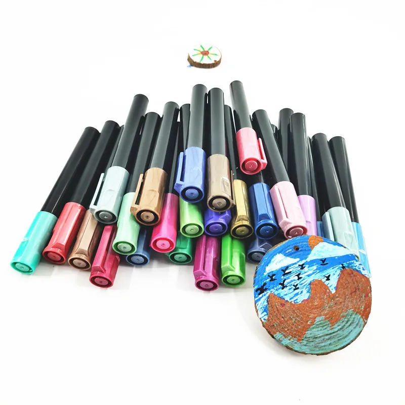 Kids Acryl  Metallic Painter Pen Acrylic Paint Marker