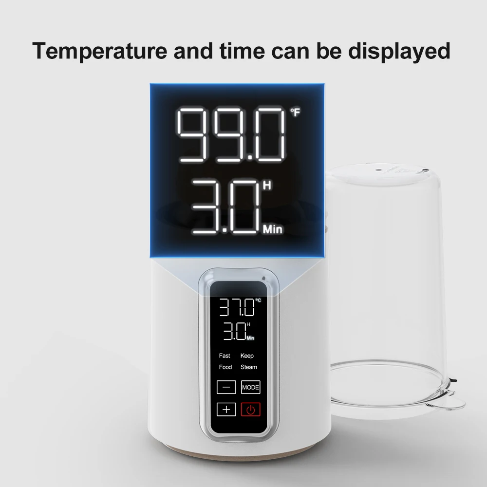 Portable 4-in-1 Baby Bottle Warmer & Sterilizer New Design Single Bottle Feeding Bottle Warmer Heating Defrosting Warmer