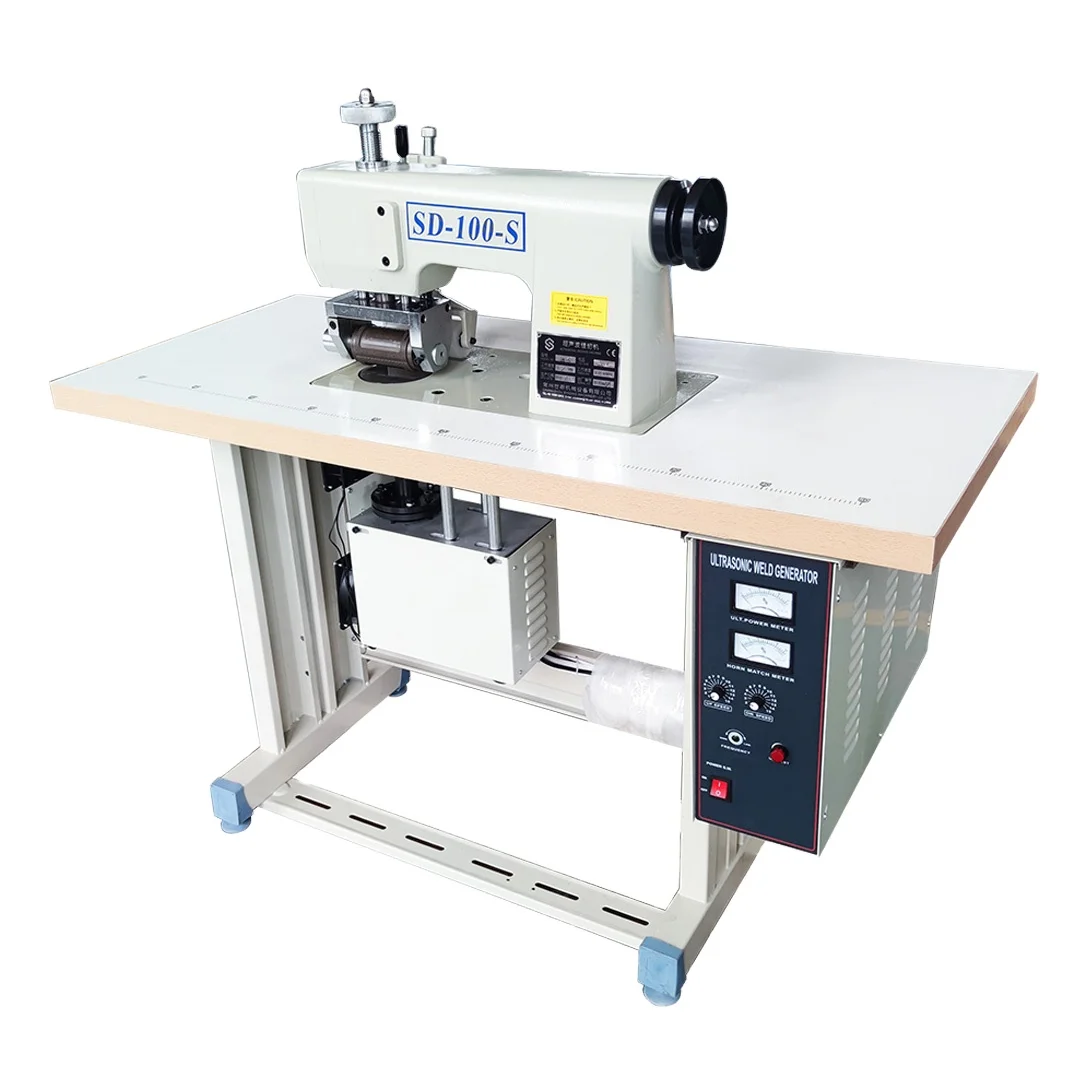 Automatic Lace Manufacturing  Ultrasonic Men Underwear Non Woven Fabric  Making Sewing Machine from Shiding SD-100-S