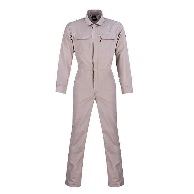 Nfpa 2112 Cotton Fireproof Flame Retardant Workwear Coverall Hi Vis Light Weight Clothing