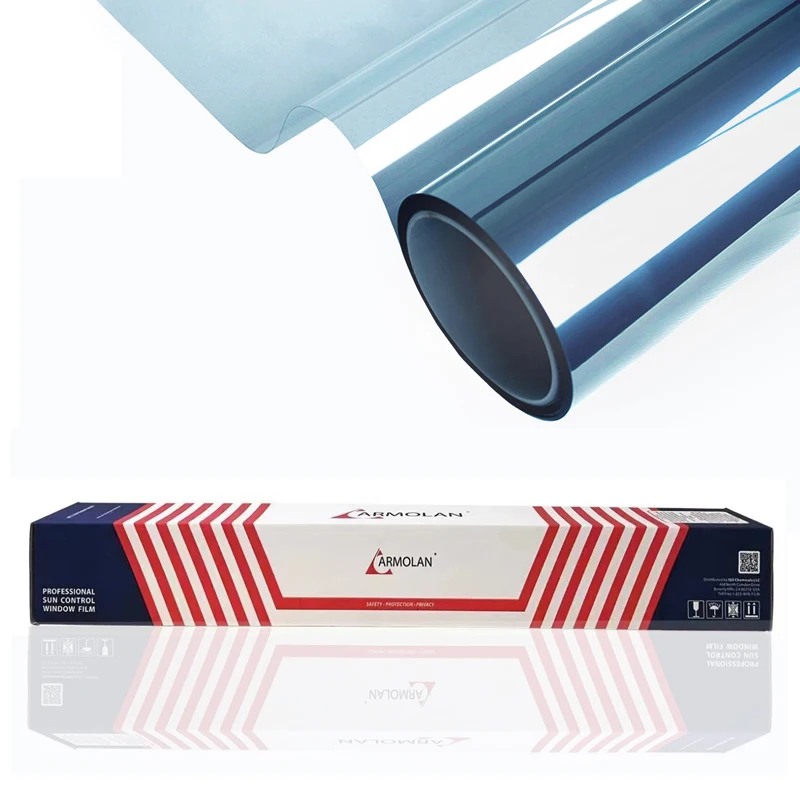 Нано-керамическая пленка Armolan, черная, синяя, зеленая 3%-75% Vlt, теплоотталкивающая Тонировочная пленка 1,52*30 м, тонировка оконной пленки