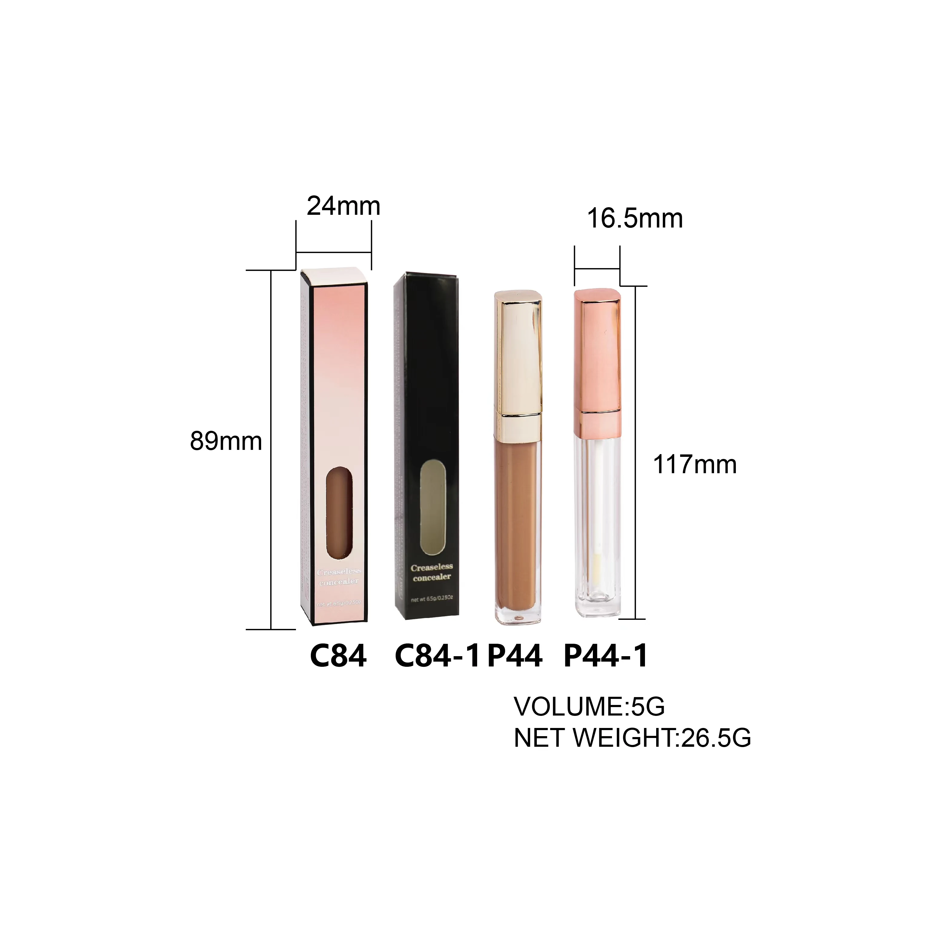 Makefay 8 Colors Liquid Concealer Makeup Cosmetics Waterproof Oil Control Private Label Concealer